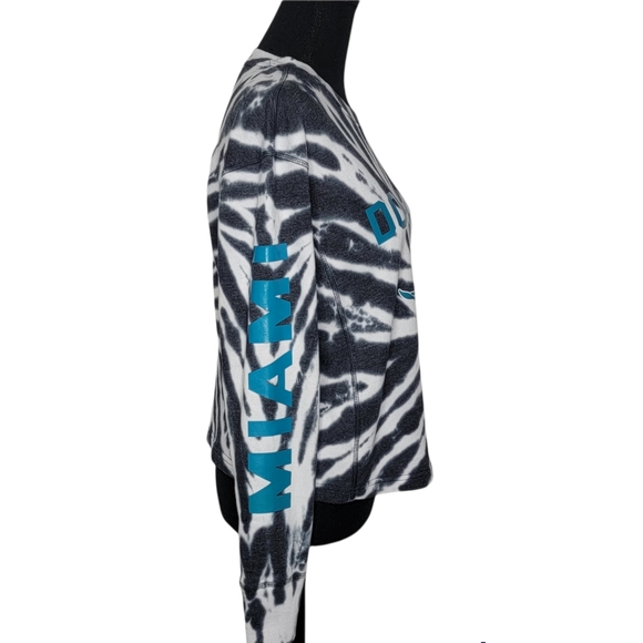 Tommy Hilfiger Women's NFL DOLPHINS Long Sleeve Sz XS New WT. - Picture 3 of 12